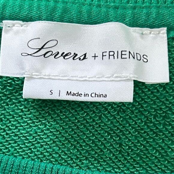 Lovers + Friends Green Twist-Front Sweatshirt - Picture 3 of 8